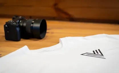 Camera and t-shirt